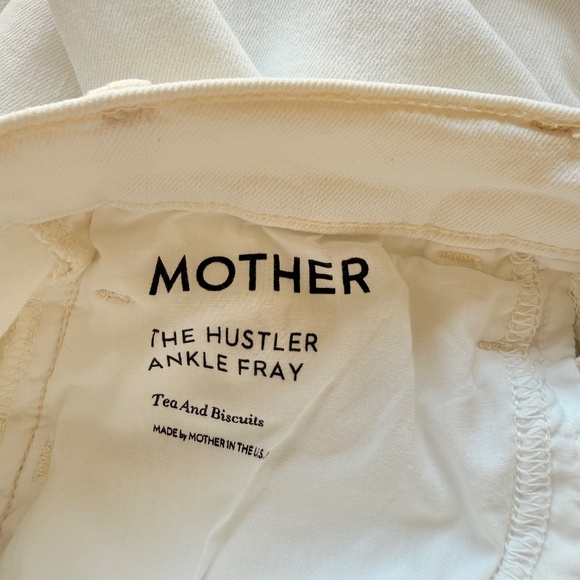 Mother The Hustler Ankle Fray in Tea and Biscuits (Size 27) - Picture 7 of 8